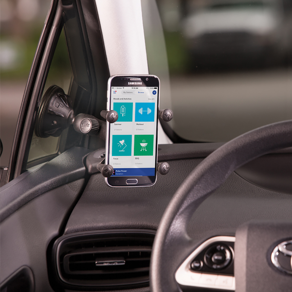 RAM Mount X-Grip Composite Twist Lock Suction Cup Mount 4