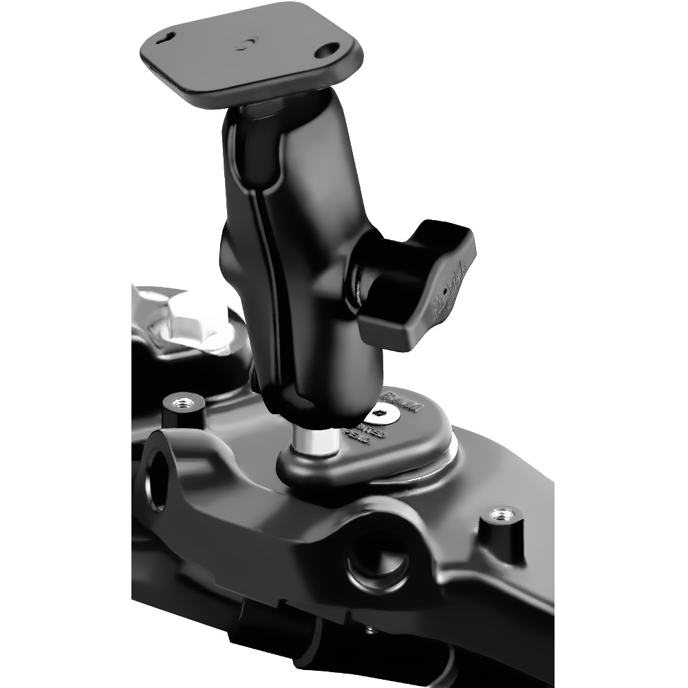 RAM Mount Fork Stem Motorcycle Base w/Double Socket Diamond 2