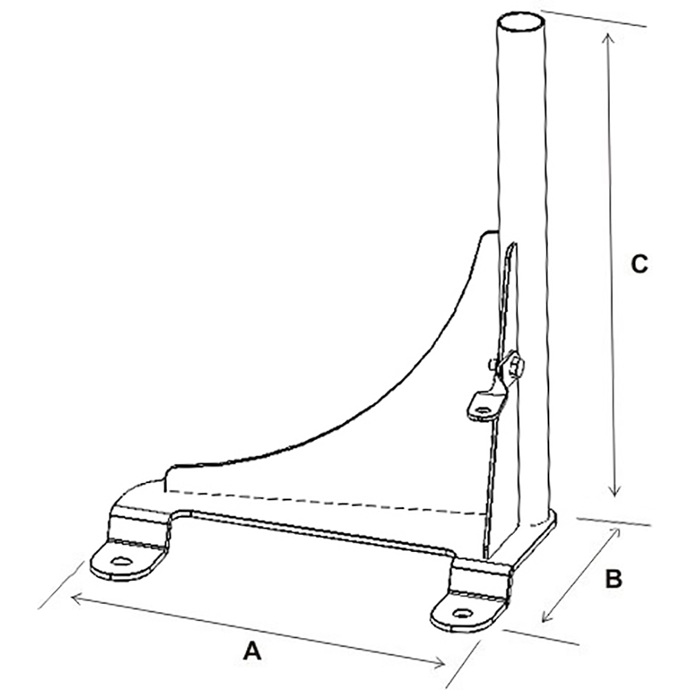 RAM Mount No-Drill&trade; Vehicle Base f/ '98-21 Express Van, Savana Van + More 2