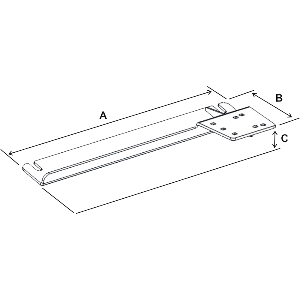 RAM Mount No-Drill&trade; Vehicle Base f/ '10-13 Ford Transit Connect + More 2