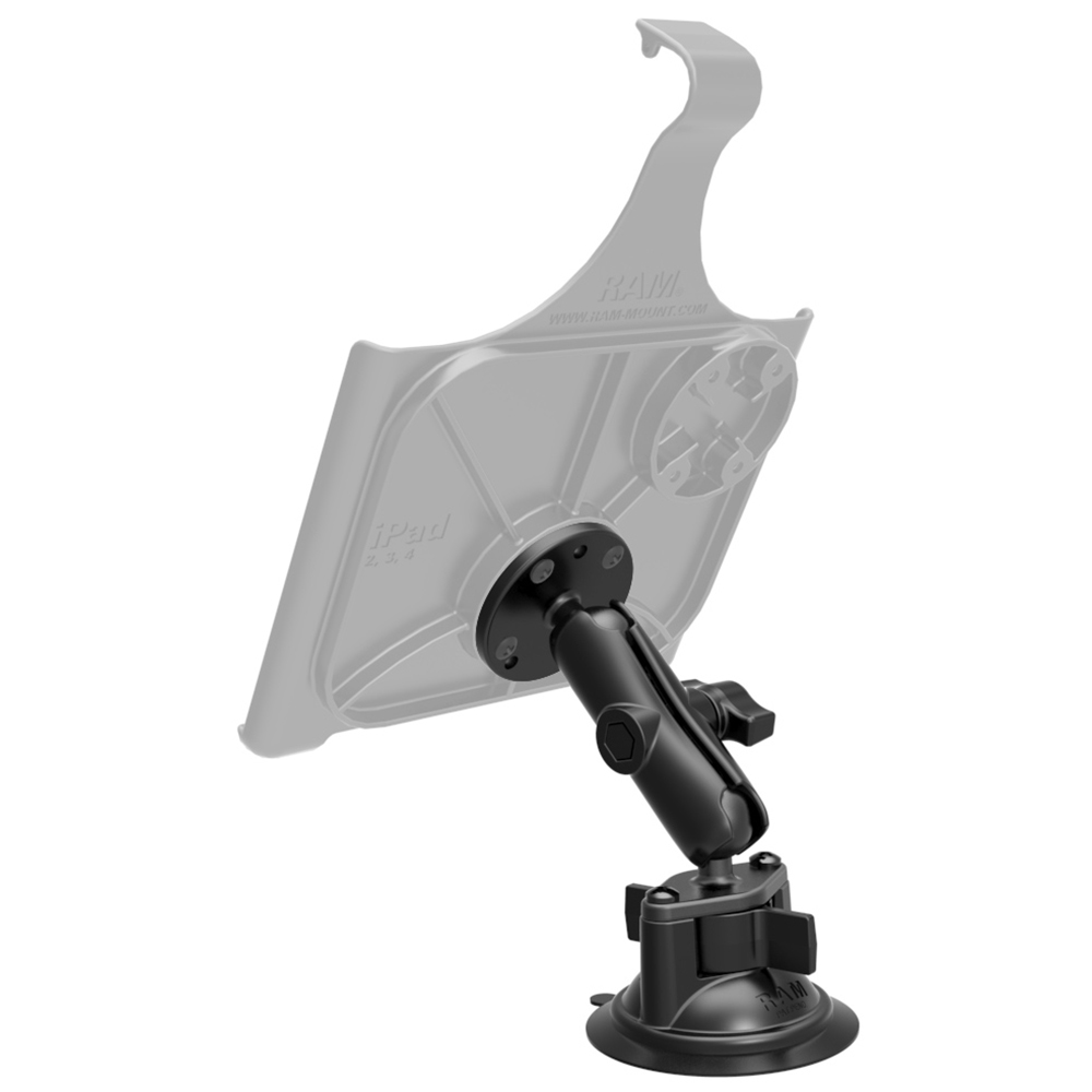 RAM Mount Twist Lock Suction Cup w/Round Base Adapter 2