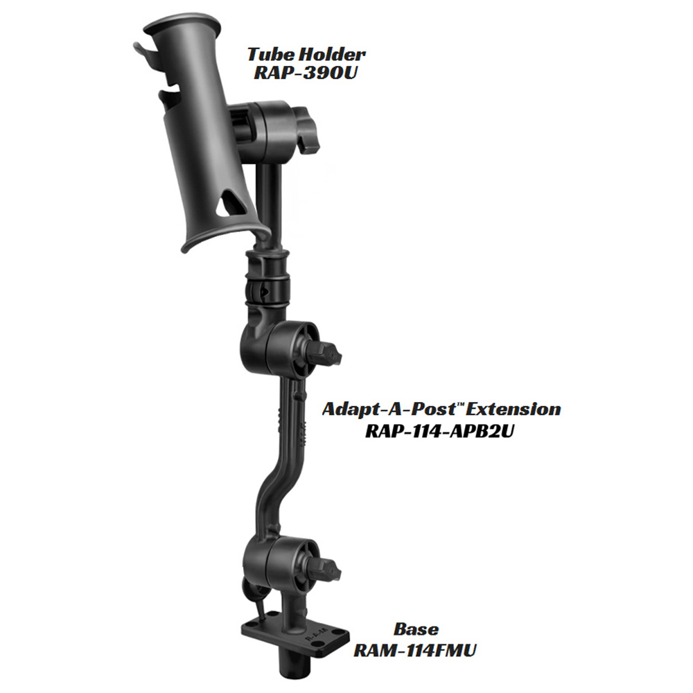 RAM Mount Adjustable Adapt-a-Post 13.5" Extension Arm 3