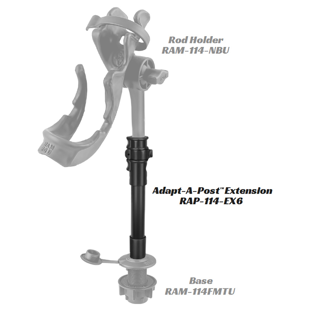 RAM Mount Adapt-A-Post 9" Extension Pole 2