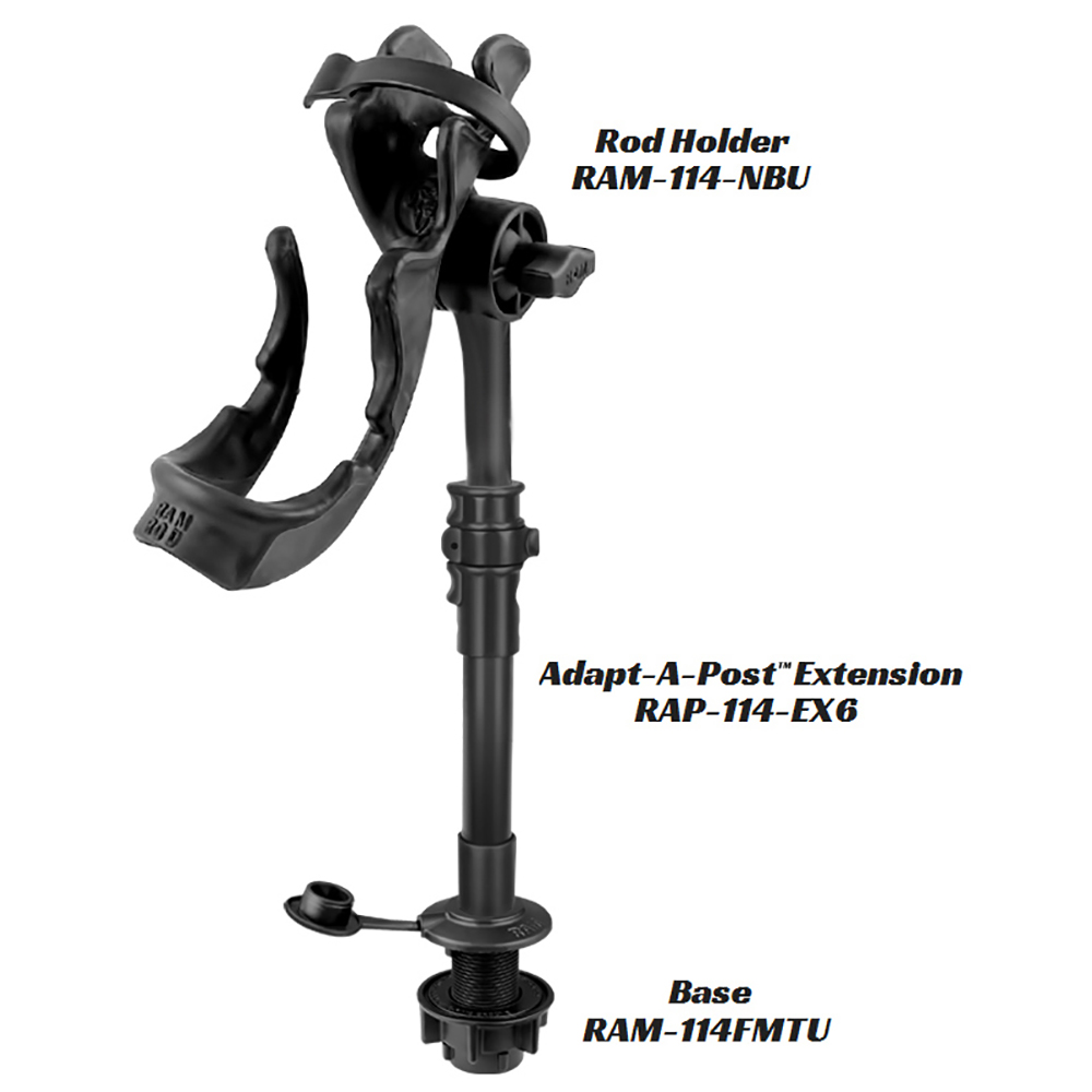 RAM Mount Adapt-A-Post 9" Extension Pole 3