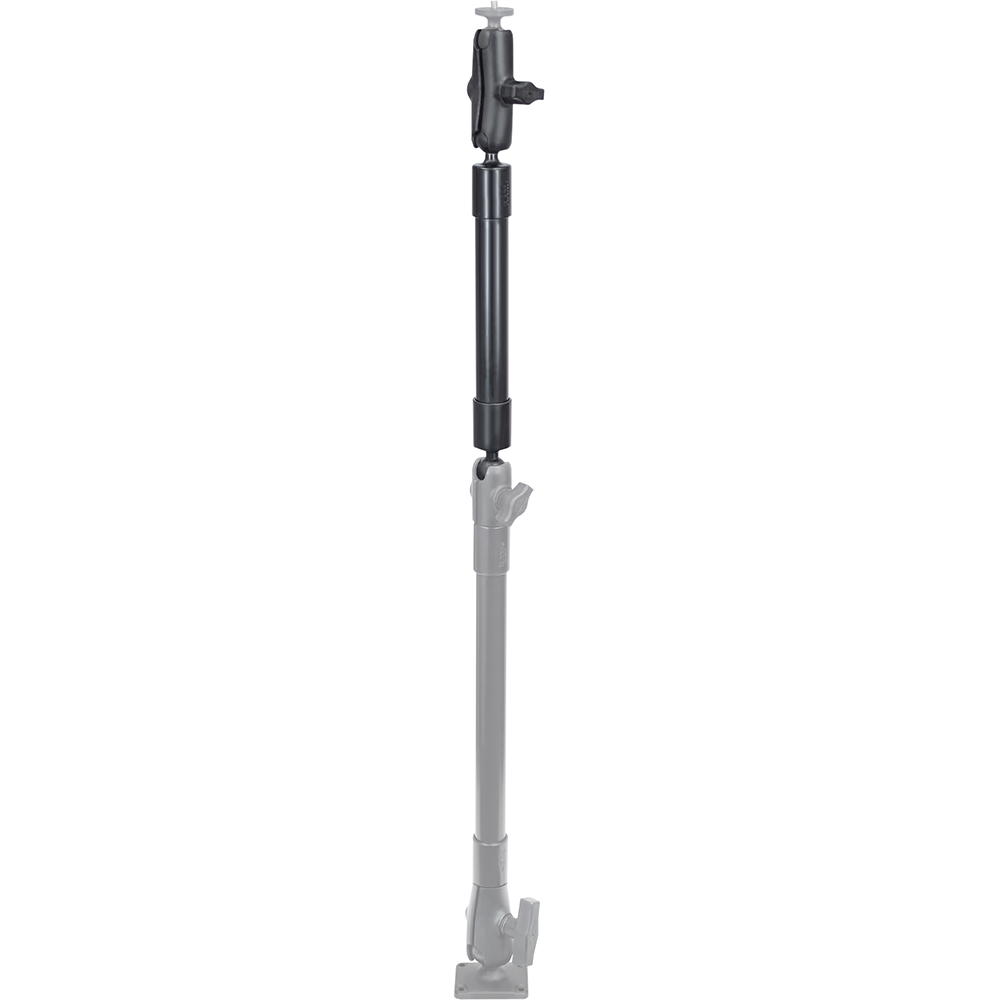 RAM Mount 14" Long Extension Pole w/2 1" Ball Ends and Double Socket Arm 2