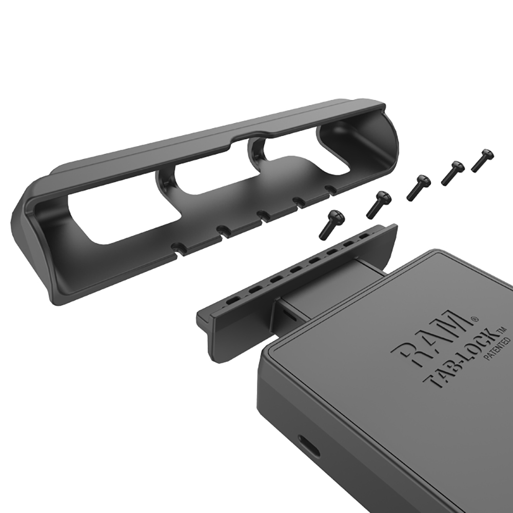 RAM Mount Tab-Lock Universal Locking Cradle f/Apple iPad w/LifeProof & Lifedge Cases 6