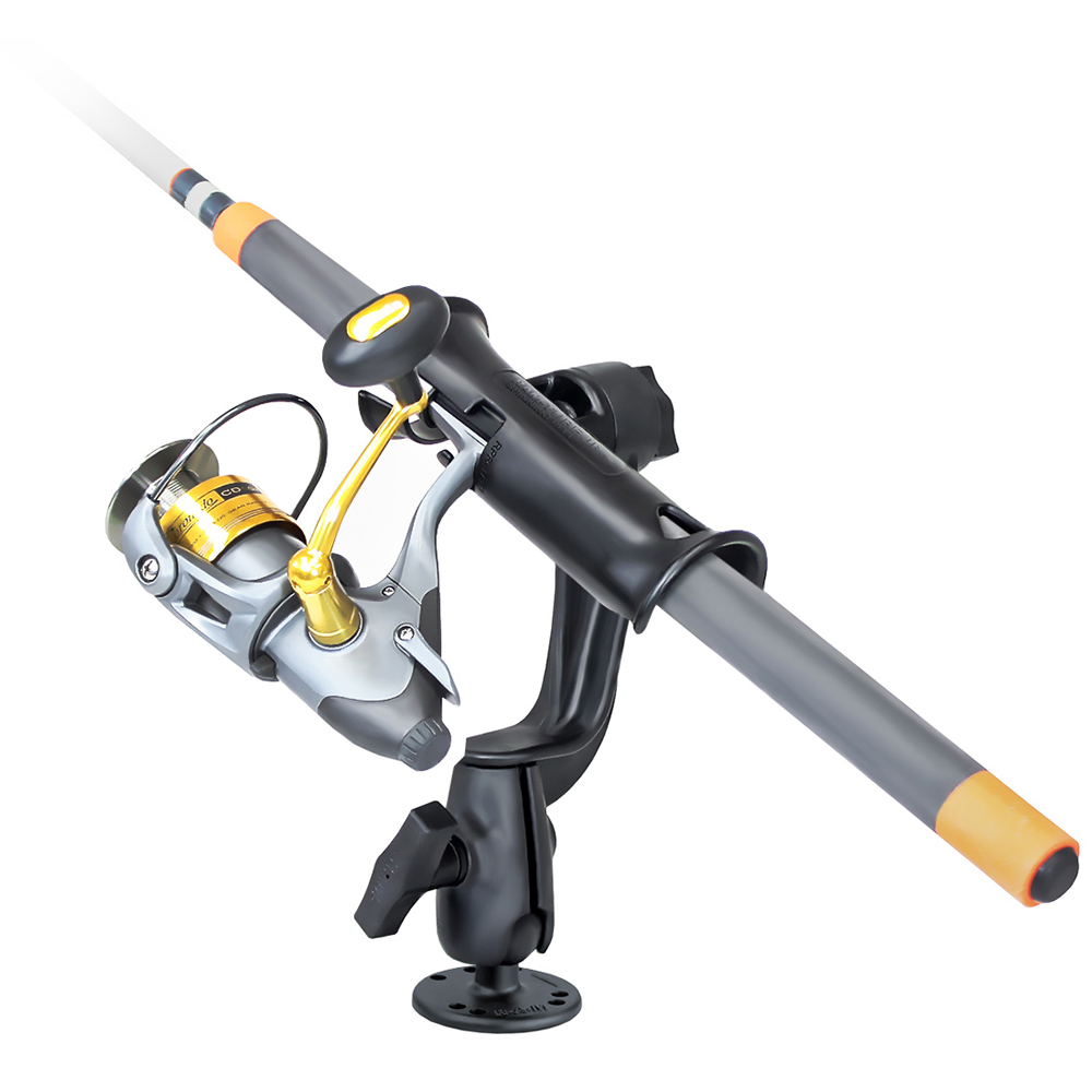 RAM Mount Ram Tube Jr. Rod Holder w/ RAM-ROD Revolution Ratchet/Socket System 2