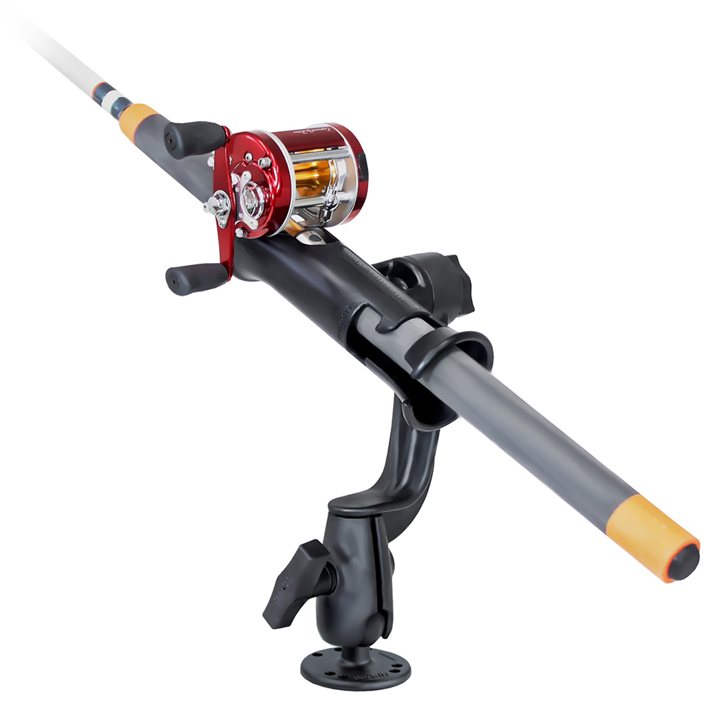 RAM Mount Ram Tube Jr. Rod Holder w/ RAM-ROD Revolution Ratchet/Socket System 3