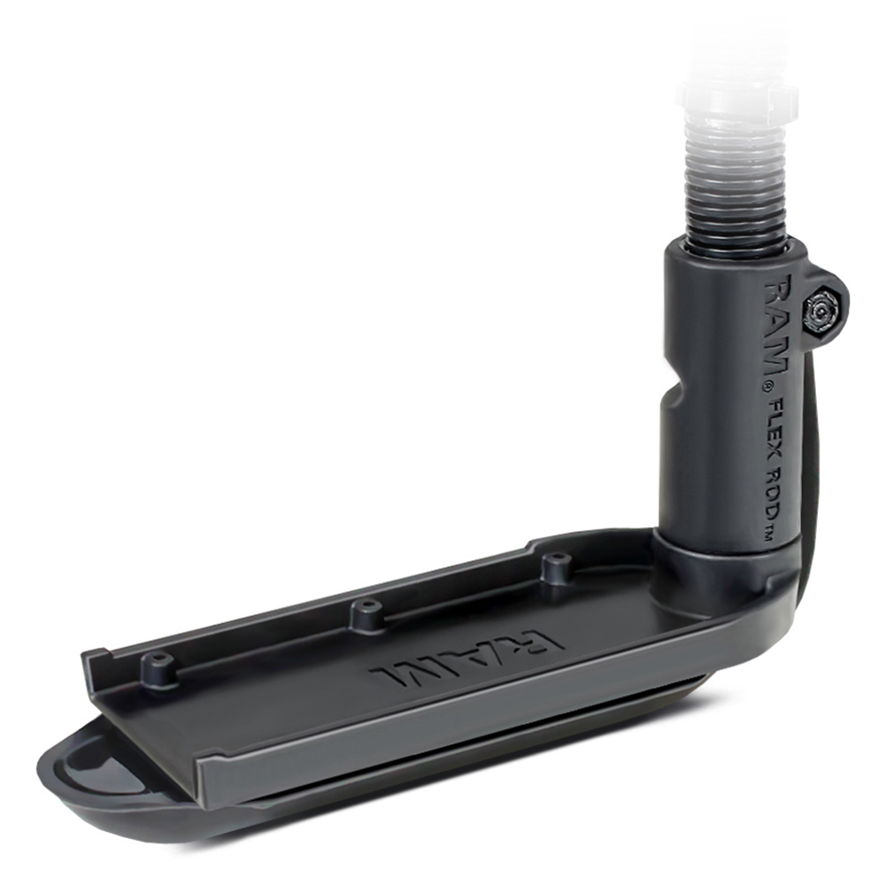RAM Mount Transducer Arm Mount w/18" Rigid Aluminum Rod & Open Single Socket f/Lowrance StructureScan LSS1 & LSS2 2
