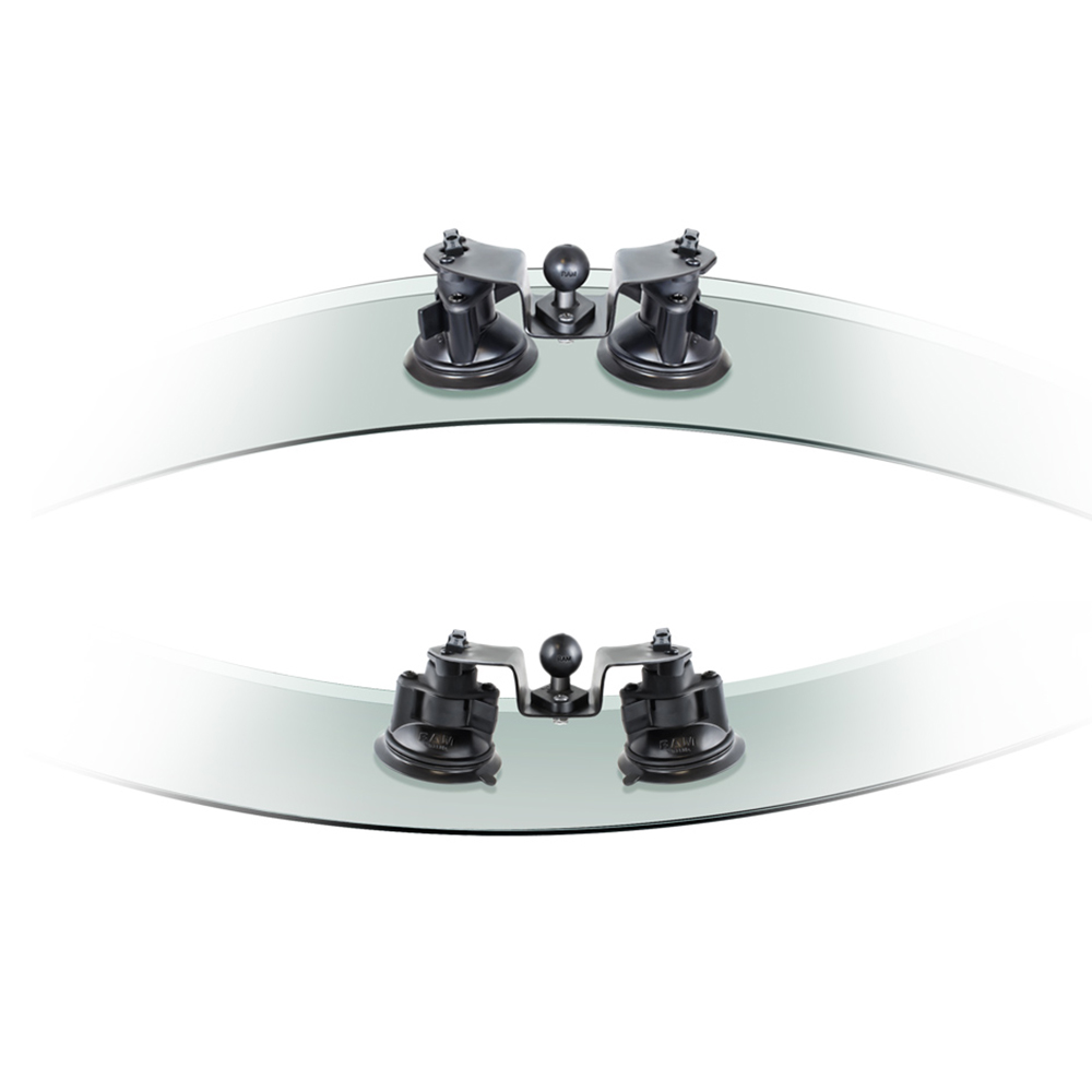 RAM Mount Dual Articulating Suction Cup Base w/1" Ball Base 3