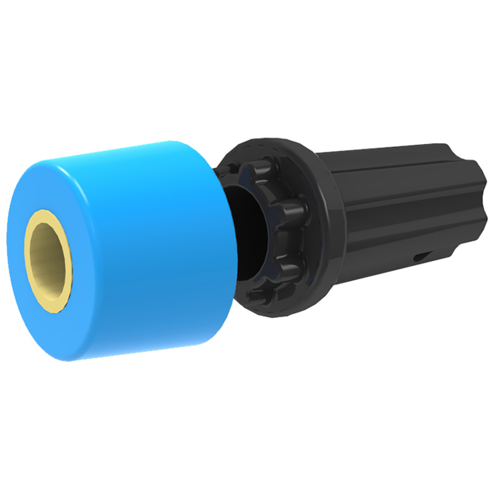 RAM Mount Mixed Combination Pin-Lock Security Nut & Key Knob f/2.25"/3.38" Diameter D/E Size Arms 2