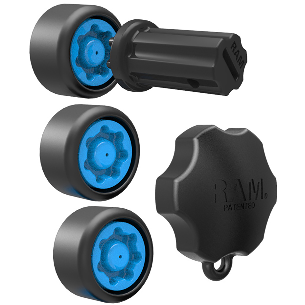 RAM Mount RAM&reg; Pin-Lock&trade; Security Kit f/Single Swing Arms &amp; Gimbal Brackets 2