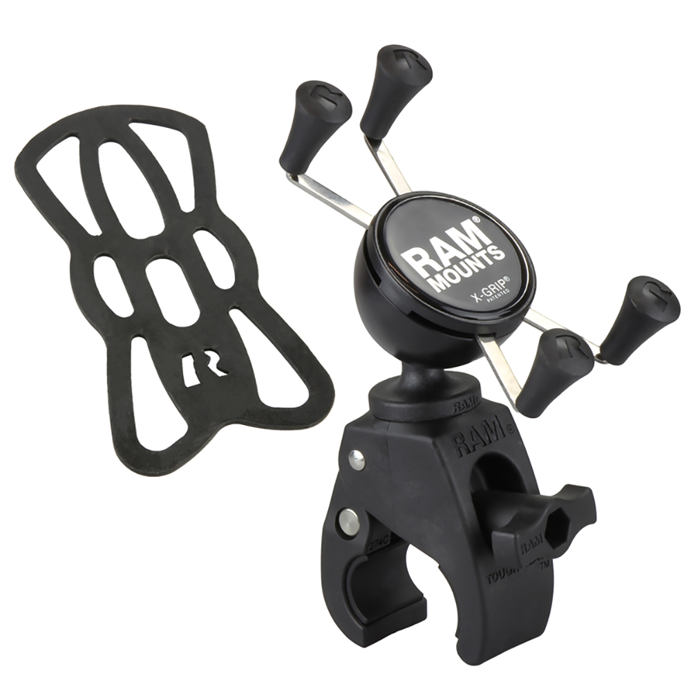 RAM Mount Tough-Claw Mount w/Universal X-Grip Phone Holder 2