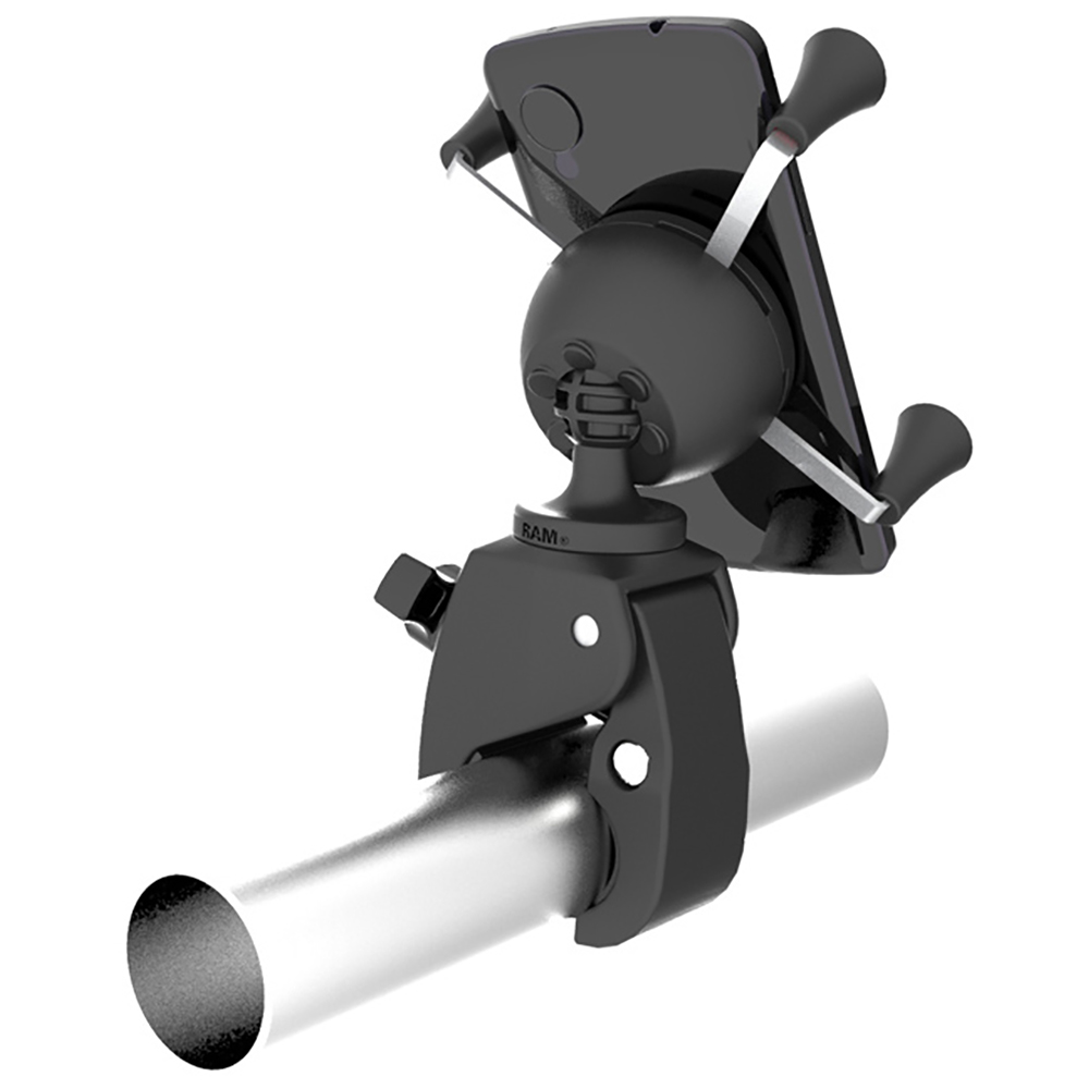 RAM Mount Tough-Claw Mount w/Universal X-Grip Phone Holder 4