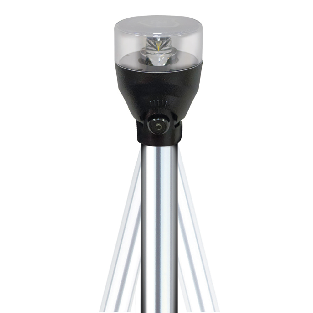 Attwood LED Articulating All-Around Light - 12V - 2-Pin - 54&quot; Pole