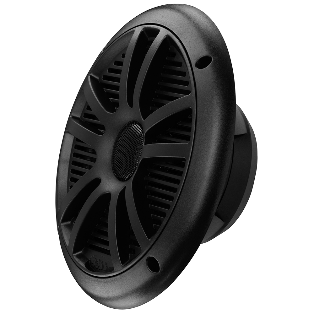 Boss Audio MR6B 6.5&quot; Dual Cone Marine Coaxial Speaker (Pair) - 180W - Black