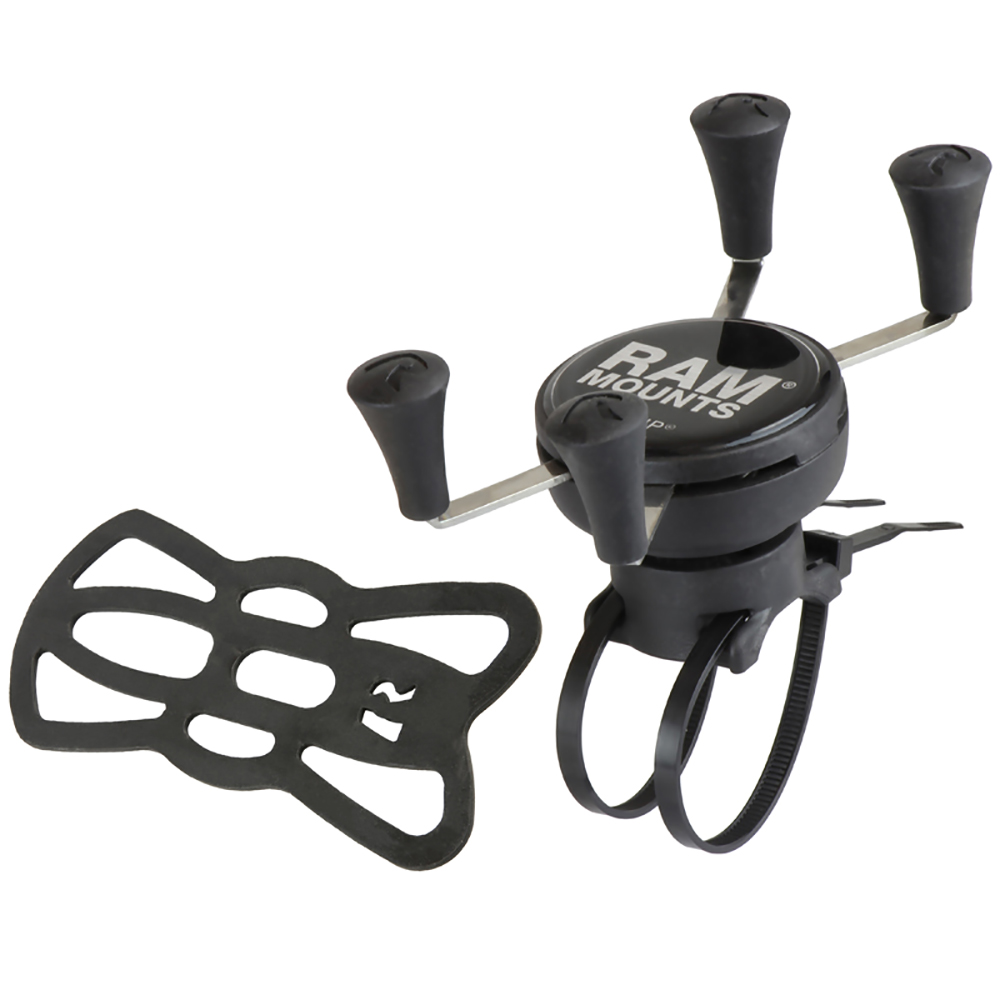 RAM Mount EZ-ON/OFF Bicycle Mount w/Universal X-Grip Cell Phone Holder 2