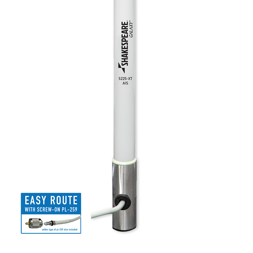 Shakespeare AIS 8' Galaxy AIS Antenna - 6dB Gain - Stainless Steel Ferrule 2