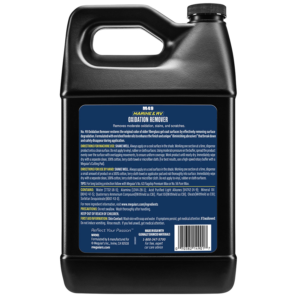Meguiar's #49 Mirror Glaze HD Oxidation Remover - 1 Gallon 2
