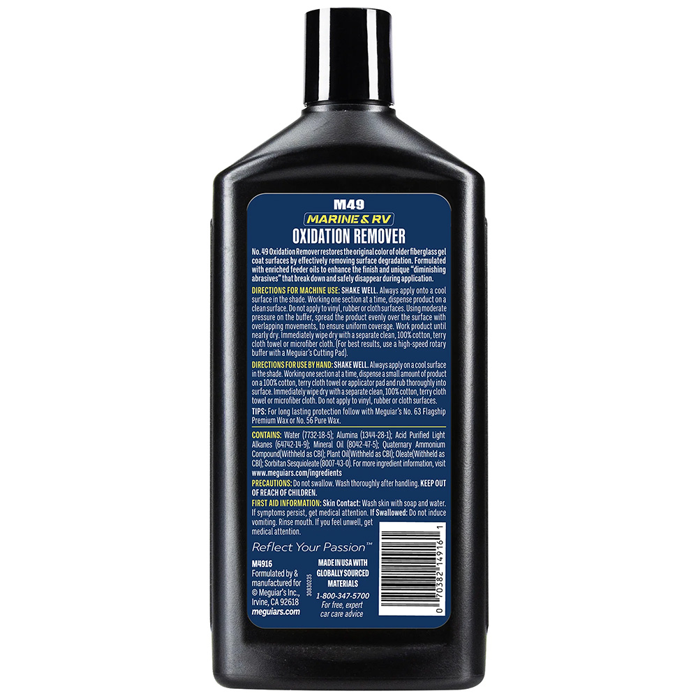 Meguiar's #49 Heavy Duty Oxidation Remover - 16oz 2