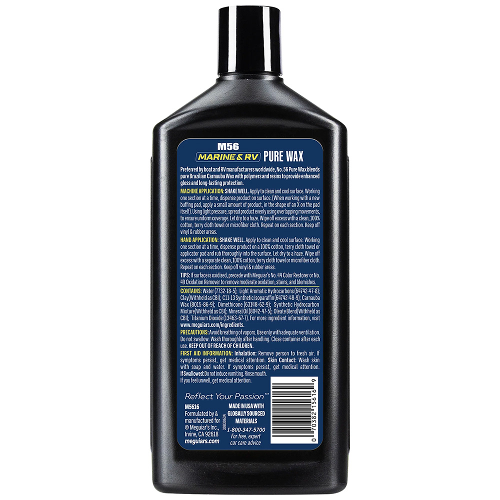 Meguiar's #56 Boat/RV Pure Wax - 16oz 2