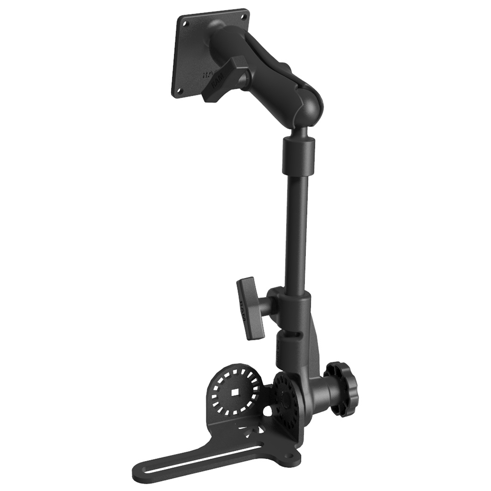 RAM Mount Universal No-Drill RAM Pod HD Vehicle Mount w/ 75mm x 75mm Vesa Plate 2