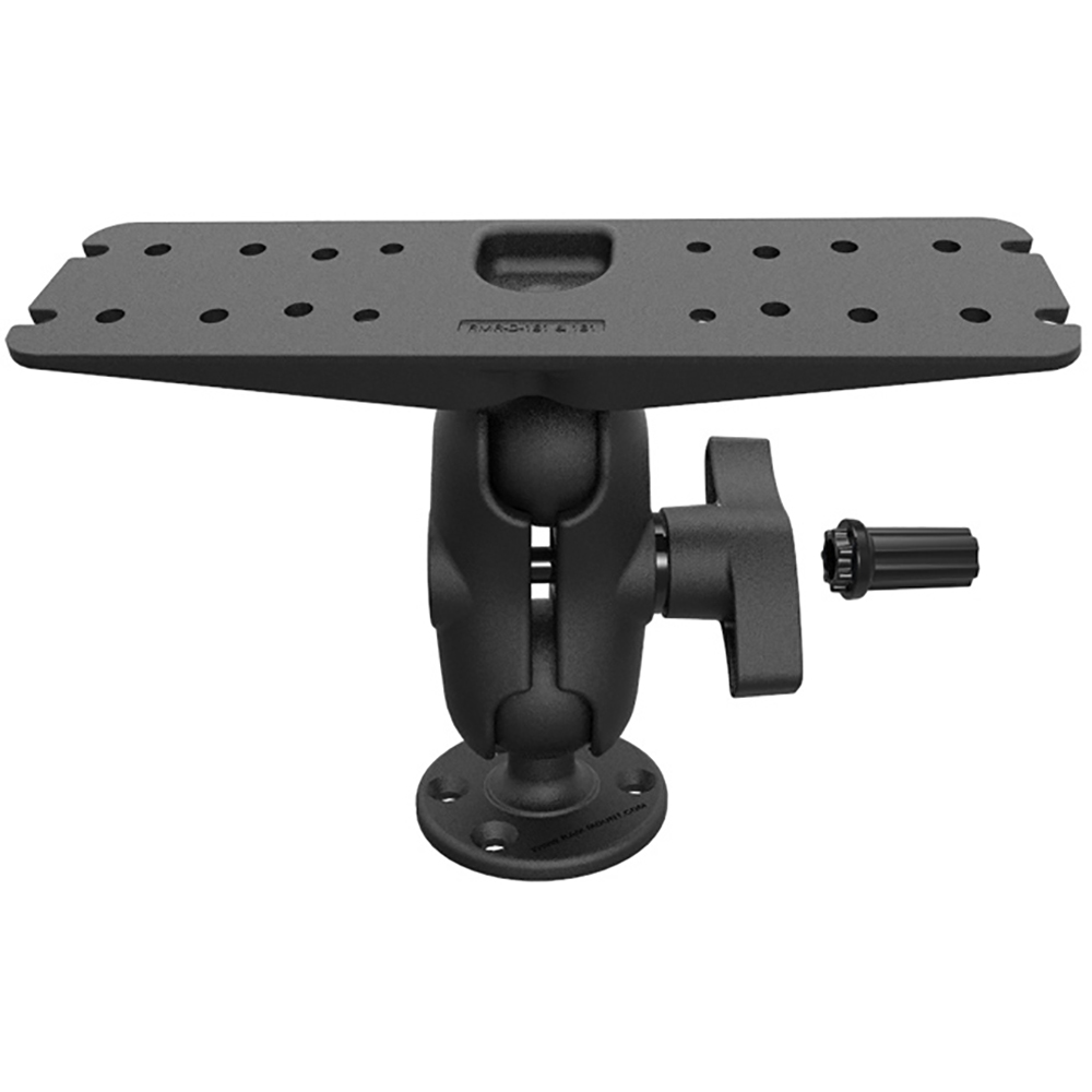 RAM Mount Heavy Duty Marine Electronics Mount w/Pin-Lock Security Kit Short Arm 2
