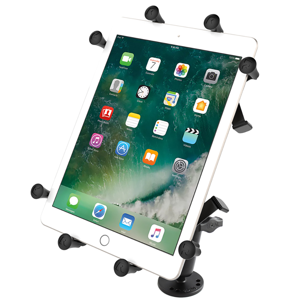 RAM Mount X-Grip&reg; III Large Tablet Holder w/ Long Flat Surface Mount 2