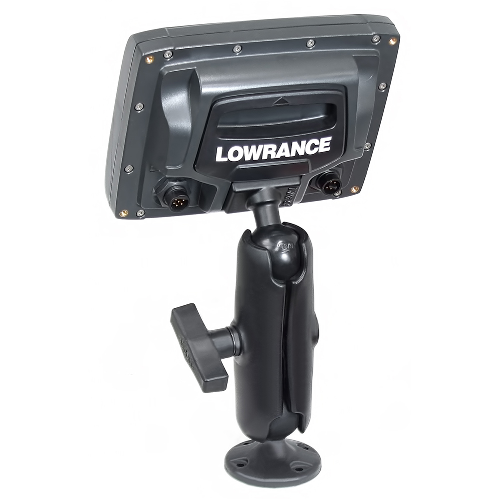 RAM Mount 1.5" Ball "Rugged Use" Composite Mount f/Lowrance Elite-5 & Mark-5 Series Fishfinders 2