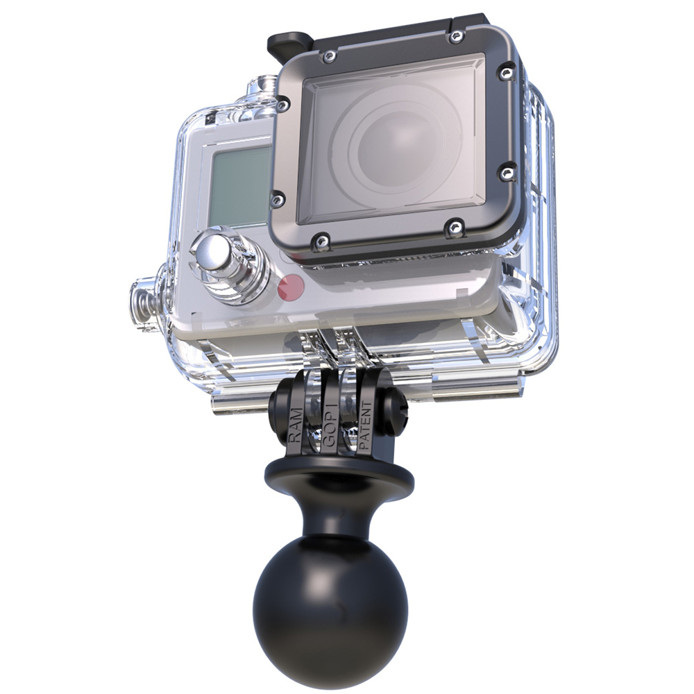 RAM Mount 1" Ball Mount w/Custom GoPro&reg; Hero Adapter 4