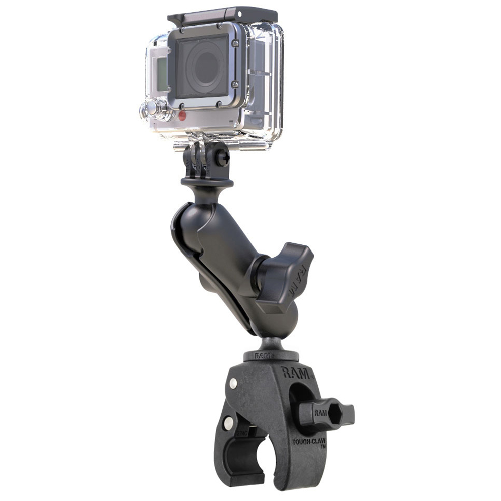 RAM Mount Small Tough-Claw Mount w/Custom GoPro&reg; Hero Adapter 2