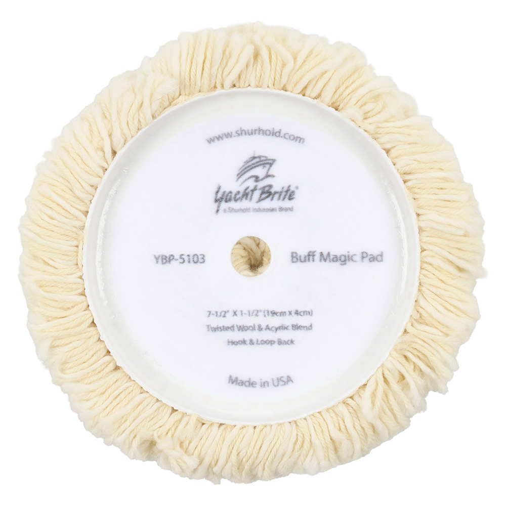 Shurhold Buff Magic Compounding Wool Pad - 7.5" f/Pro Rotary Polisher 2