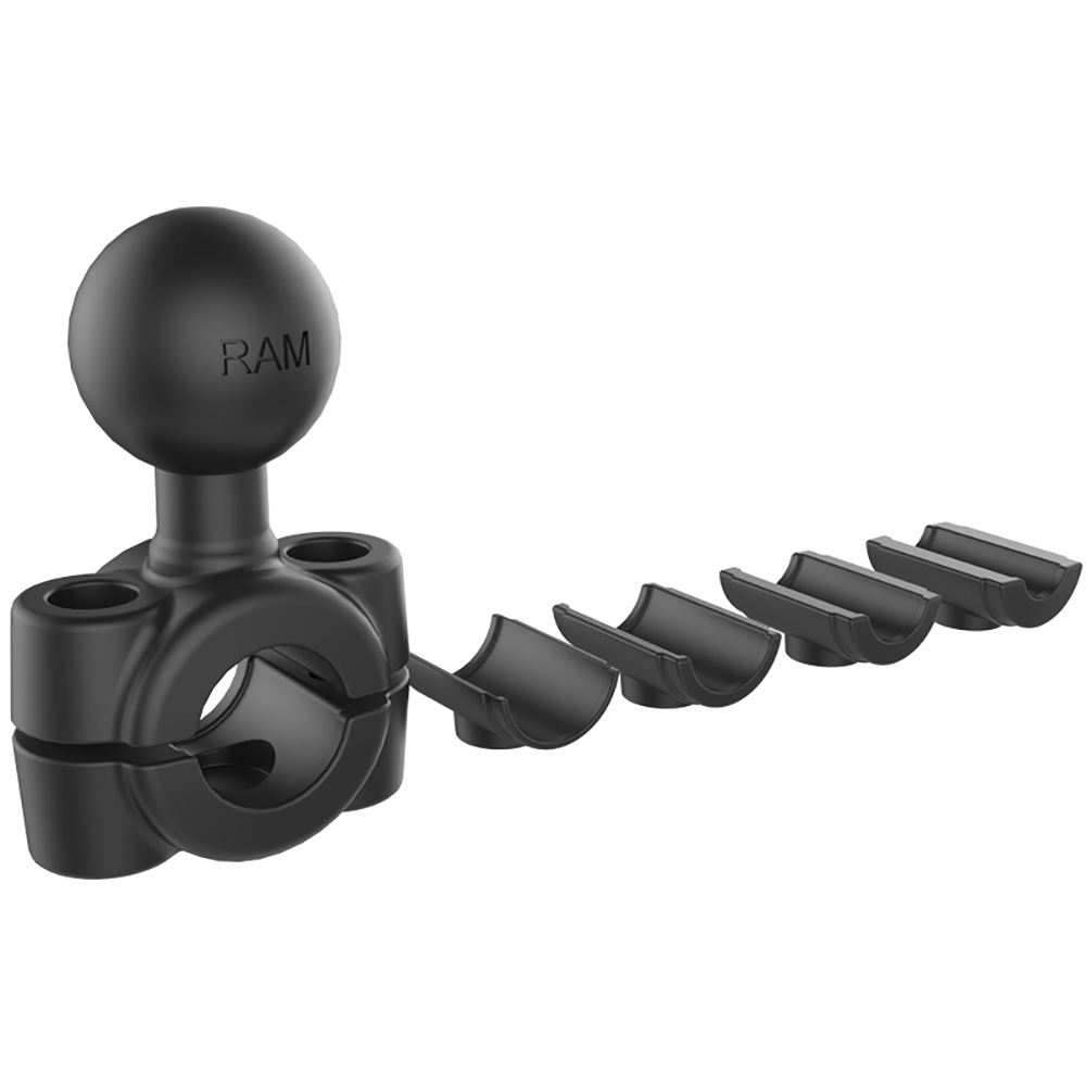 RAM Mount Torque 3/8" - 5/8" Diameter Mini Rail Base w/1" Ball 3