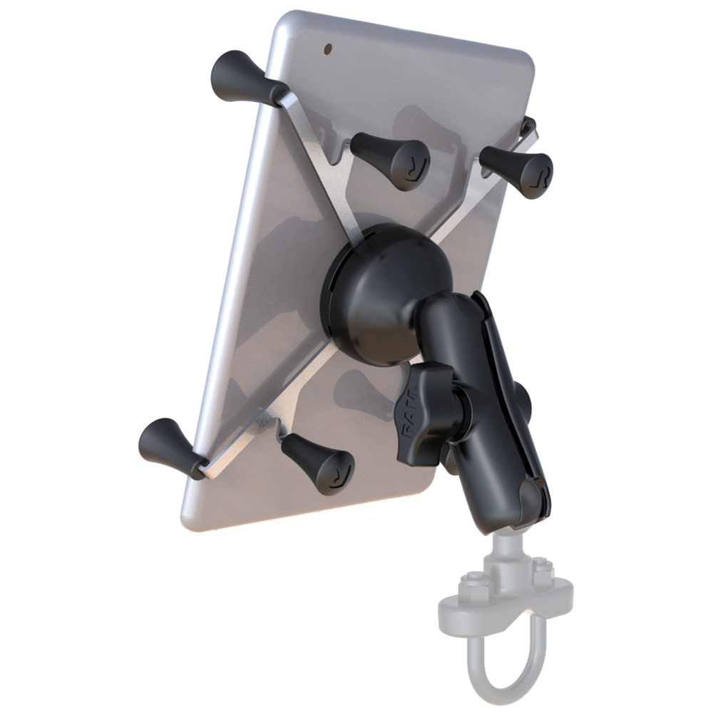 RAM Mount Universal X-Grip&reg; Cradle with 1" Ball & STANDARD Length Double Socket Arm f/7" Tablets 3
