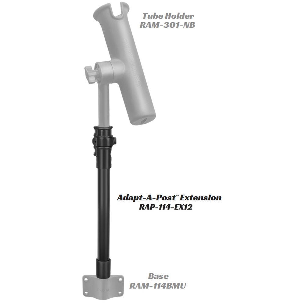 RAM Mount Adapt-A-Post&trade; 15" Extension Pole 3