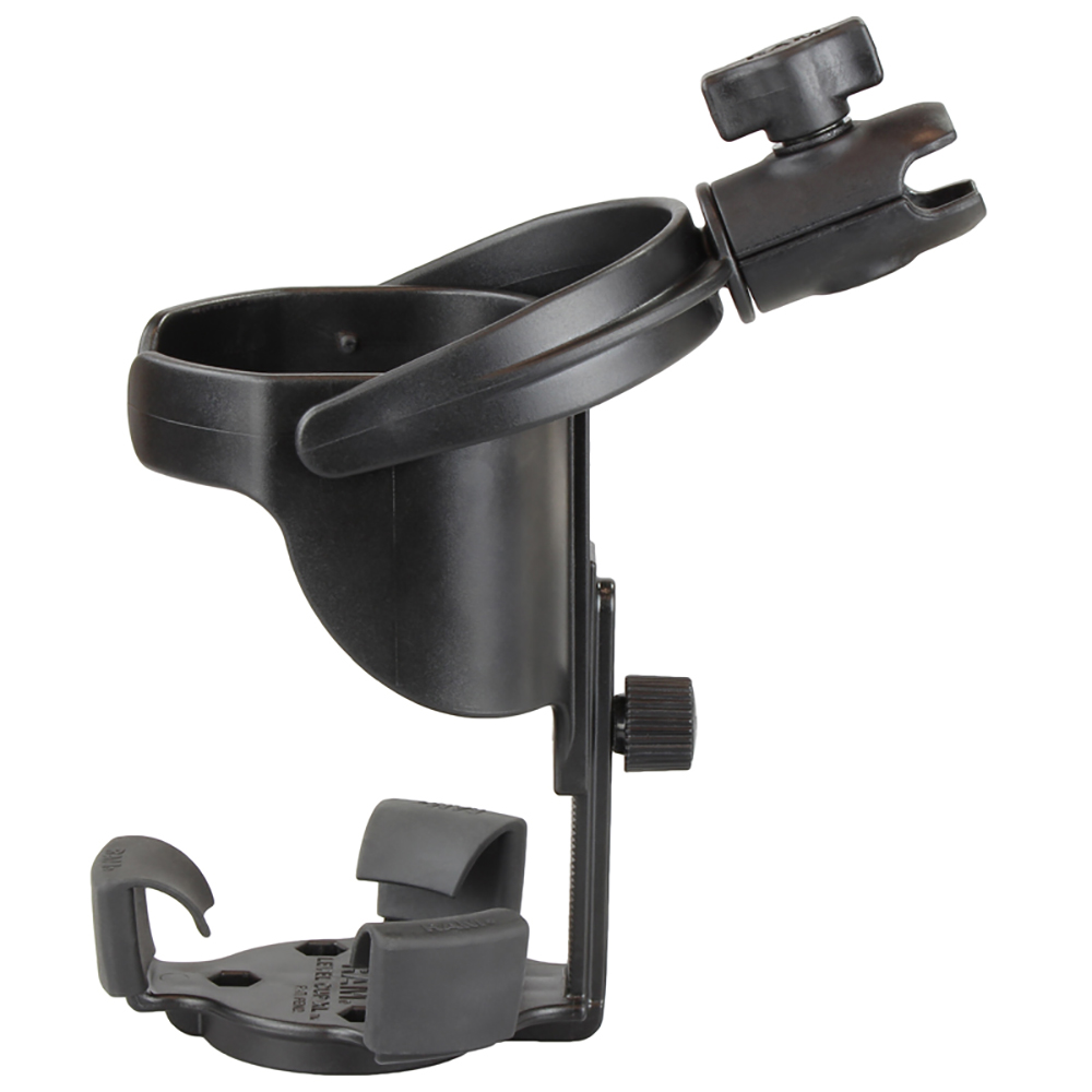RAM Mount Level Cup&trade; XL Low Profile Mount w/Large Strap Clamp Base 5