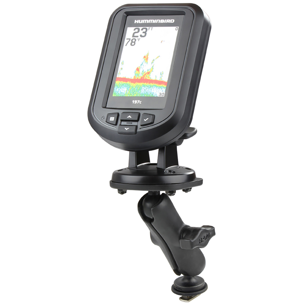 Ram Mount RAM Track Ball&trade; Mount with Marine Electronic Plate for the Eagle Cuda, FishEasy, Humminbird Piranha &amp; Lowrance X-4 2