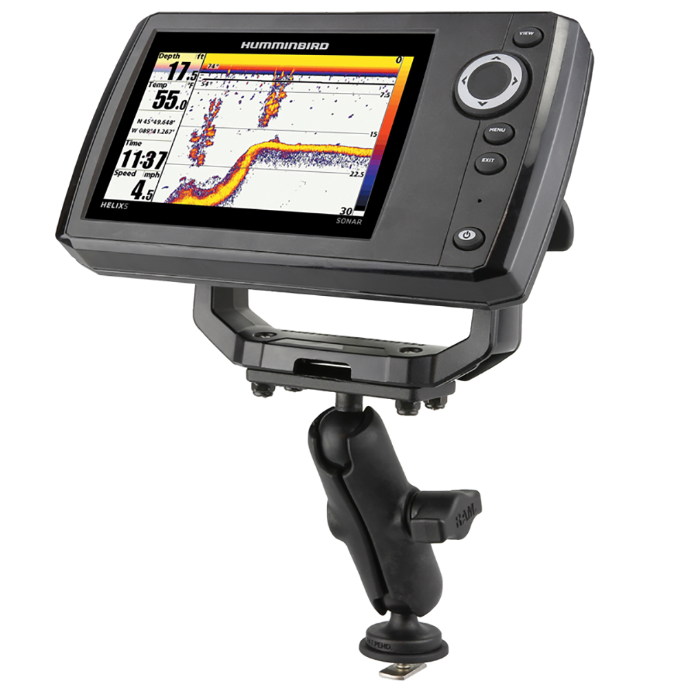 Ram Mount RAM 1" Ball Mount with Track Ball&trade; Base &amp; 1.5" x 3" Plate for the Humminbird Helix 5 ONLY 2
