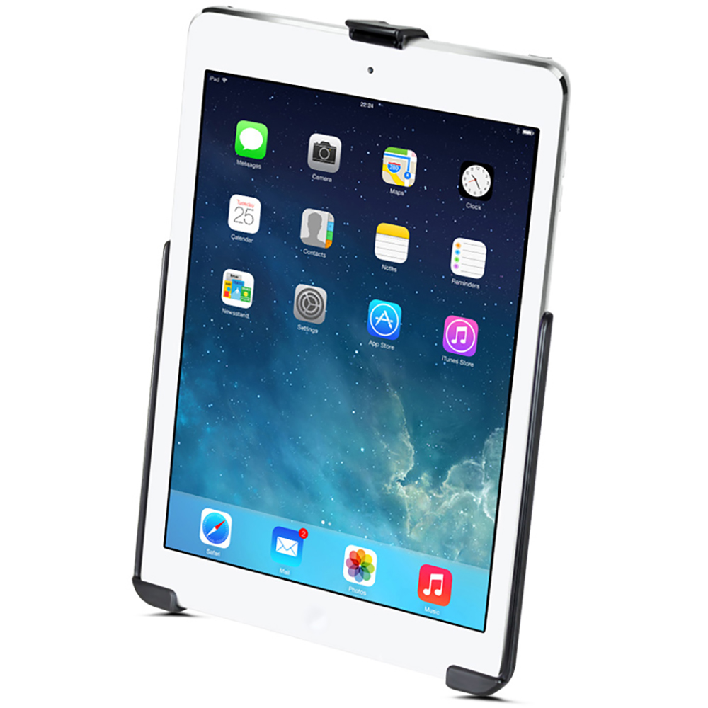 RAM Mount EZ-Roll&rsquo;r&trade; Model Specific Cradle w/Round Base Adapter for the iPad 5th Generation, Apple iPad Air 1-2 &amp; iPad Pro 9.7 2
