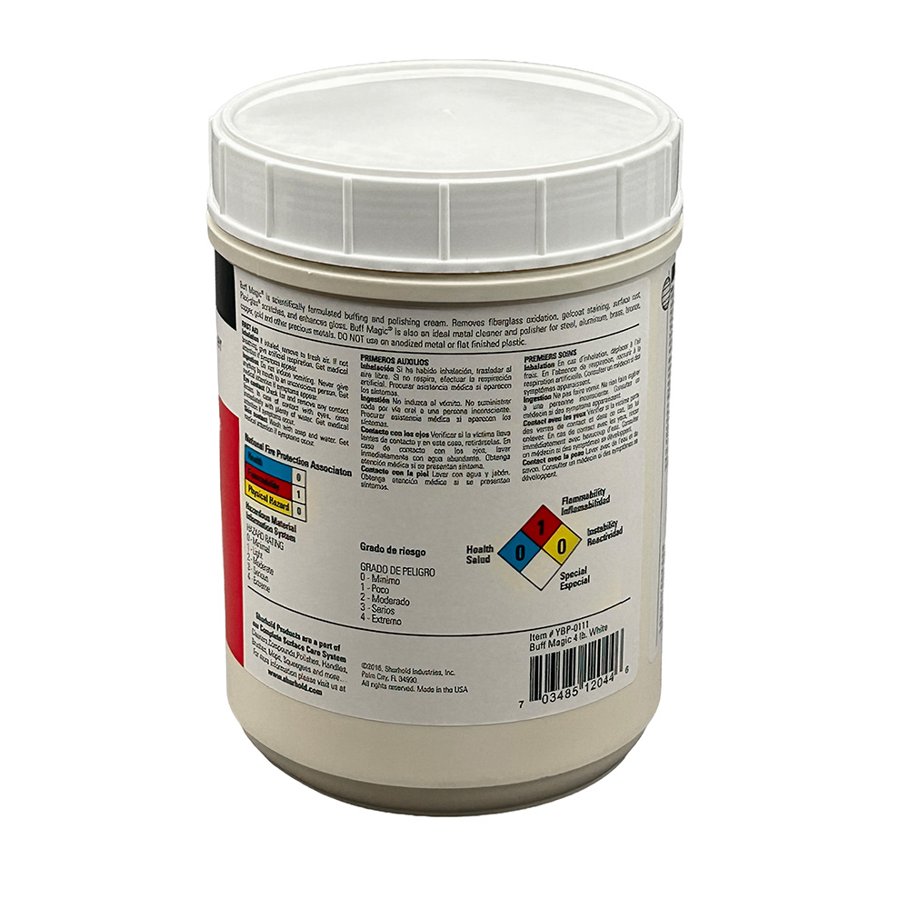 Shurhold Buff Magic Compound Surface Reconditioner &amp; Metal Polish - 4LB Jar 2