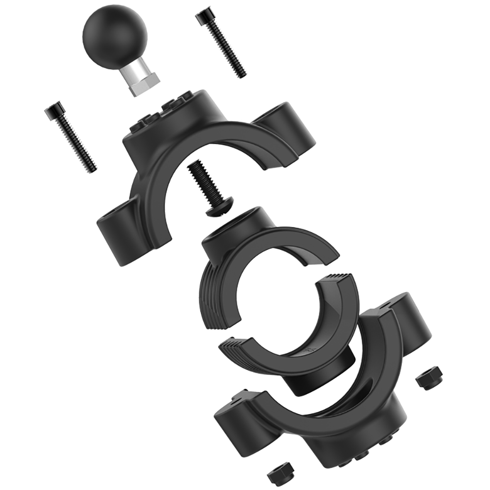 RAM Mount Torque&trade; 1-1/2" - 2" Diameter Rail Base w/1" Ball 2