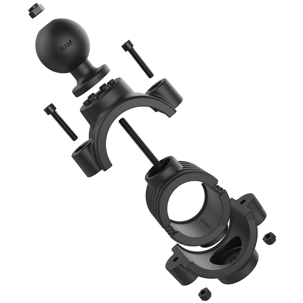 RAM Mount Torque&trade; 1-1/2" - 2" Diameter Rail Base with 1.5" Pin-Lock&trade; Ball 2