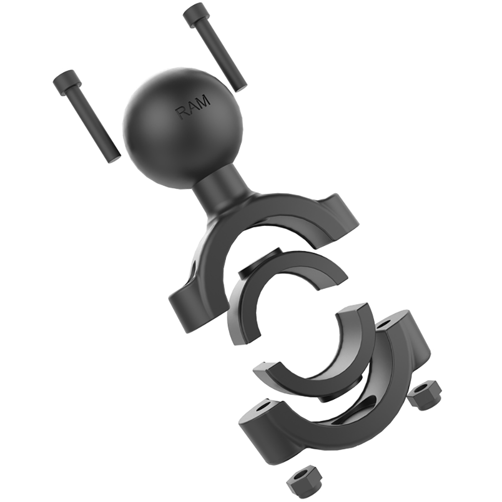 RAM Mount Torque&trade; 1-1/8" - 1-1/2" Diameter Handlebar/Rail Base with C Size 1.5" Ball 2