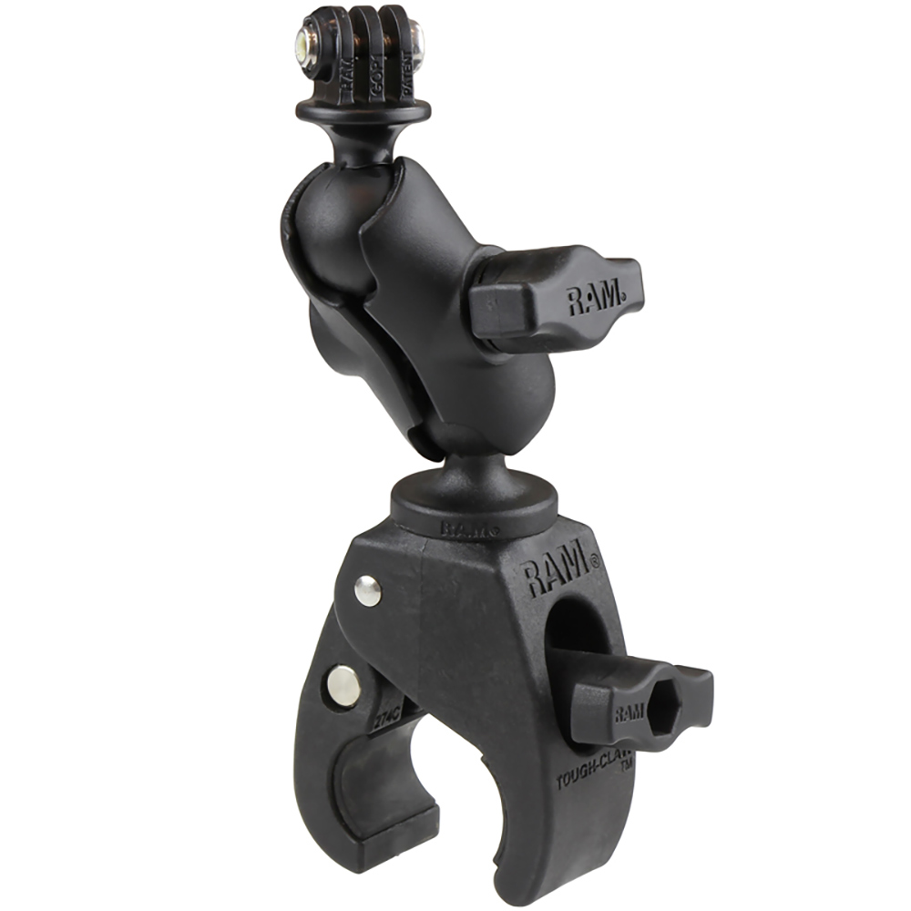 RAM Mount Small Tough-Claw&trade; Base w/Short Double Socket Arm &amp; GoPro&reg;/Action Camera Mount 2