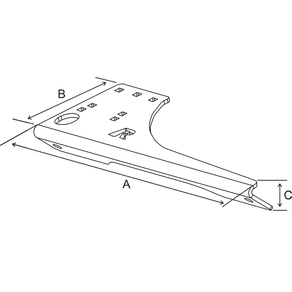 RAM Mount No-Drill&trade; Laptop Base for the Dodge Citadel, Durango &amp; Jeep Grand Cherokee 2011 - 2017 2