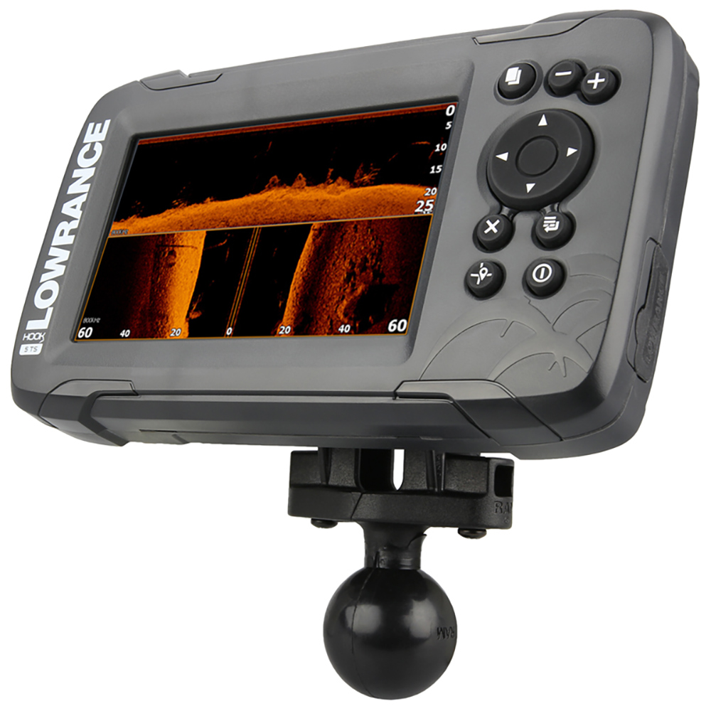 RAM Mount C Size 1.5" Fishfinder Ball Adapter for the Lowrance Hook2 Series 2
