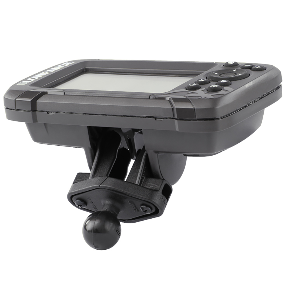 RAM Mount B Size 1" Fishfinder Mount for the Lowrance Hook2 Series 4