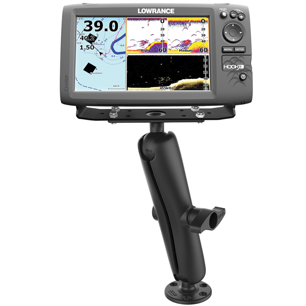 Ram Mount Universal D Size Ball Mount with Long Arm for 9"-12" Fishfinders and Chartplotters 2
