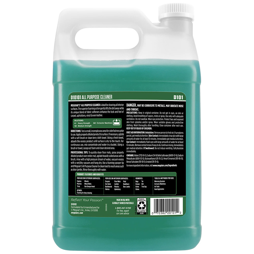 Meguiar's Detailer All Purpose Cleaner - 1-Gallon *Case of 4* 2