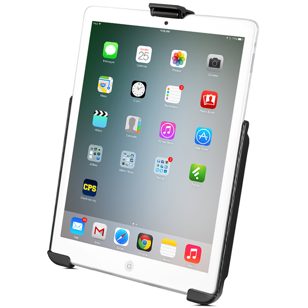 RAM Mount EZ-Roll'r&trade; Cradle w/Ball f/Apple iPad mini 1-3 2